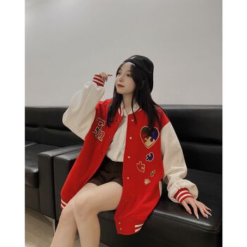 Áo khoác Bomber HEART PIECES 2 màu form rộng - Made by Fiin