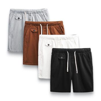 Quần Đùi Nam INF Kaki Track Essential 4M , Vải Kaki Co Giãn Nhẹ  QD002670, SOMEHOW