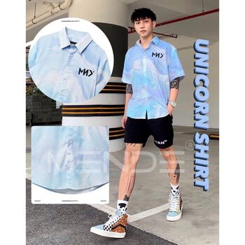 MENDE - Unicorn shirt - áo sơ mi tay ngắn MENDE chính hãng