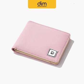 Ví Vải Gập Đôi Unisex DIM Cross Wallet - Ngang (Pastel Color)