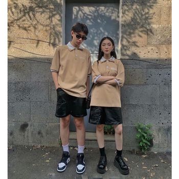 Áo Polo Sọc Nâu OhNil