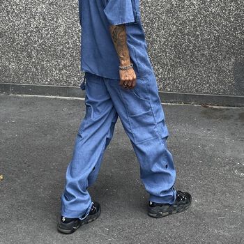 QUẦN NHUNG TĂM FORM RỘNG NAM NỮ AZIER