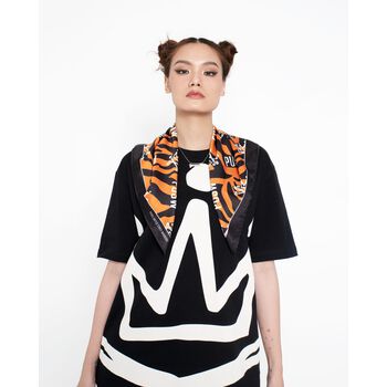 Tiger Striped Silk Scarf