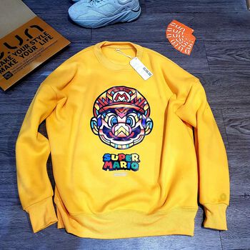 Áo sweater Mario - [VÀNG]
