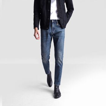 Quần Jean Slim Wash In Blue
