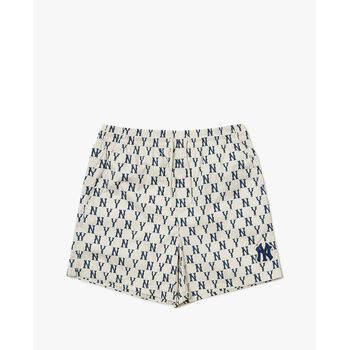 MLB - Quần shorts lưng thun Monogram