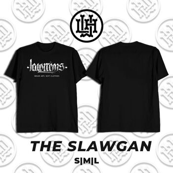 ÁO THUN CALIGRAPHY IN HÌNH THE SLAWGAN