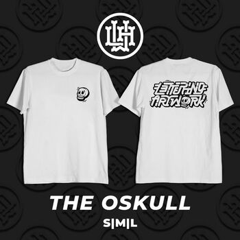 ÁO THUN CHỮ GRAFFITI IN HÌNH THE OSKULL