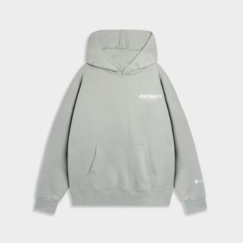 Áo Khoác Hoodie Outerity Mini Signature / Màu xám gân - Nỉ bông - ORP213