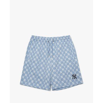 MLB - Quần shorts lưng thun Monogram Allover