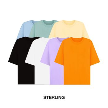 Áo Thun Cổ Tròn Ngắn basic Tay STERLING  cho Nam TSST000