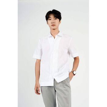 Áo sơ mi tay ngắn Seersucker. REGULAR - 10F21SHS001
