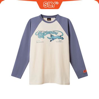 Áo Thun Dài Tay kiểu Raglan SLY Poppy