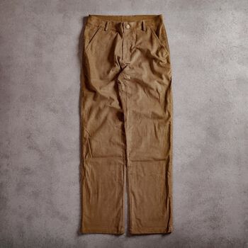 Quần Tăm Nhung Gori - Ống Suông - Cát