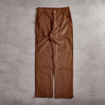 Quần Tăm Nhung Gori - Ống Suông - Nâu