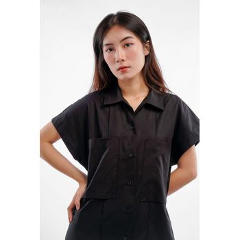 ĐẦM NỮ FORM REGULAR 2 TÚI TRƯỚC - 10F21DREW002