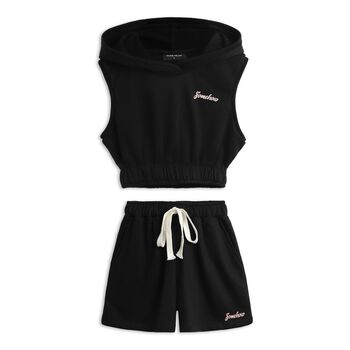 Set Nữ Croptop Hoodie Indoor , Chất Nỉ Chân Cua , WSD000099_SOMEHOW