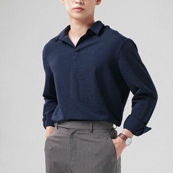 Áo sơ mi nam SSSTUTTER nửa hàng cúc chất linen thoáng mát PREMIUM LINEN SHIRT