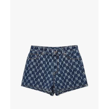 MLB - Quần shorts jeans nữ Classic Monogram