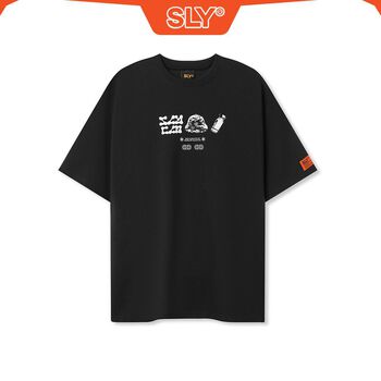 Áo thun SLY ABSTRACT màu đen