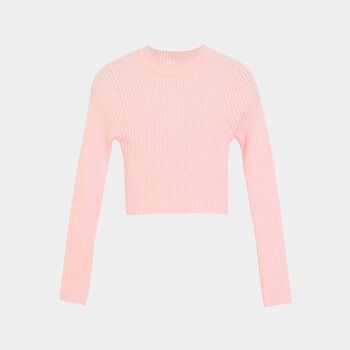 Áo thun tay dài nữ SSSTUTTER len thỏ mịn BARBIE KNIT