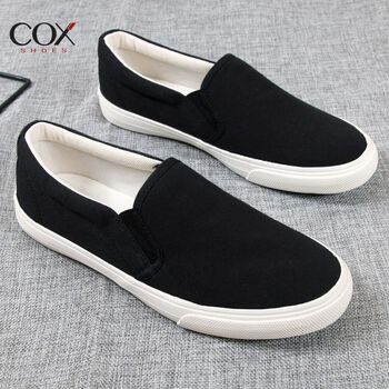 [ DINCOX ] Giày Lười Nữ Cox Shoes Black 3619