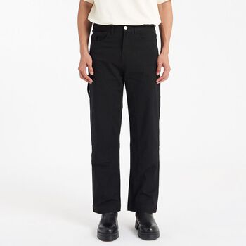 DVRK DOUBLE KNEE TROUSERS - BLACK