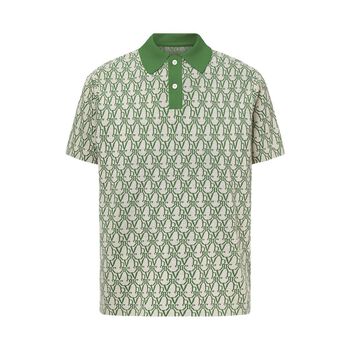DVRK MONOGRAM POLO - DEEP GREEN - HOLIDAY VERSION