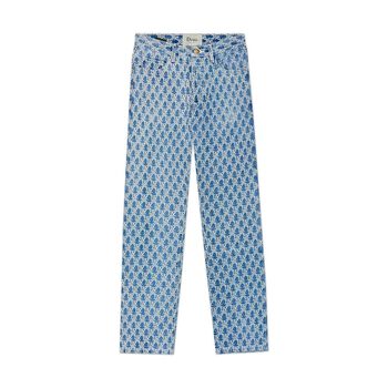 PRIVÉ MONOGRAM JEANS - BLUE