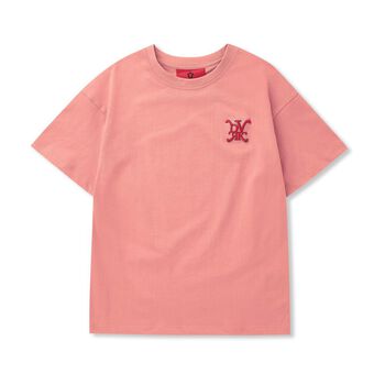 DVRK EMBROIDERED LOGO TEE - CORAL