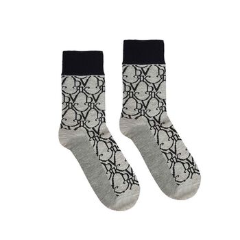 DVRK MONOGRAM SOCKS - GREY