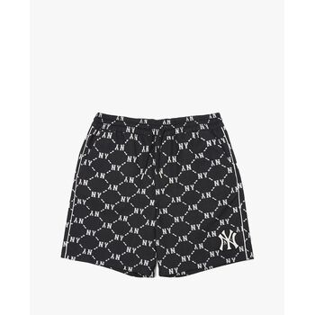 MLB - Quần shorts lưng thun Monogram Set Up Cotton