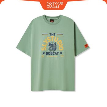 Áo Thun SLY Bobcat màu bơ