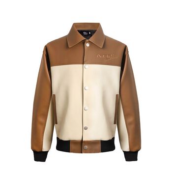 Degrey Premium Leather Jacket Nâu - DPLJ Nâu