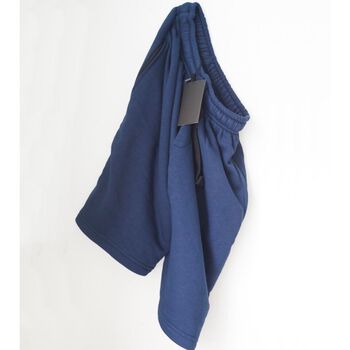 Quần Short vải chân cua cotton, 2 túi có khóa kéo tiện lợi, màu Xanh Navy