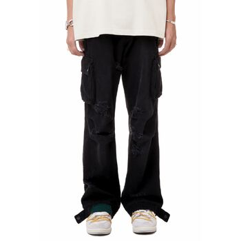 BEUTER® DESTROYED CARGO JEANS