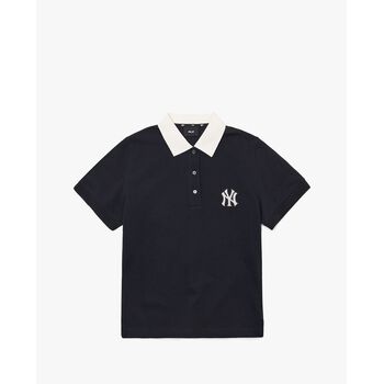 MLB - Áo thun polo nữ ngắn tay Monogram