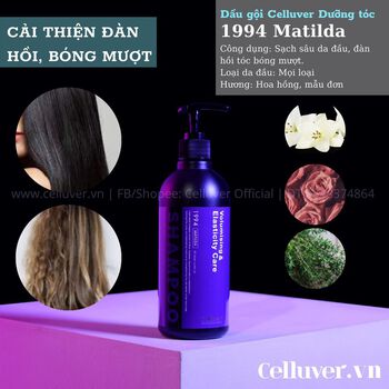 DẦU GỘI CELLUVER TRIPLE BLACK PERFUME  SHAMPOO 1994. MATILDA