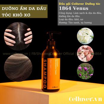 DẦU GỘI CELLUVER TRIPLE BLACK PERFUME  SHAMPOO 1864. VENUS