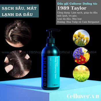 DẦU GỘI CELLUVER TRIPLE BLACK PERFUME  SHAMPOO 1989.TAYLOR