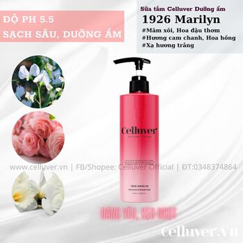 SỮA TẮM CELLUVER PERFUME THERAPY 1926. MARILYN PERFUME & SHOWER GEL