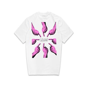 Áo Thun Unisex TeeHolic In Hình Bàn Tay Màu Trắng THS