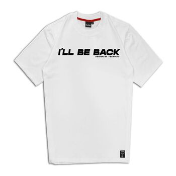 [TEEHOLIC] Áo thun unisex in chữ ILL BE BACK