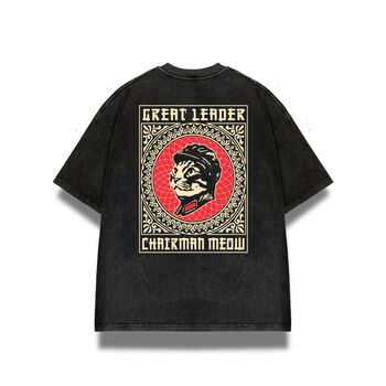 Áo Thun Wash in chữ over size_GREAT LEADER-1018