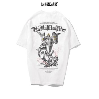 Áo thun Ủn Ủn Meo Meo® ANGEL - white