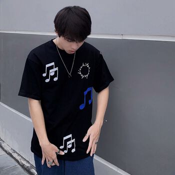 ÁO THUN THÊU MUSICAL NOTE