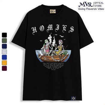 Áo thun đẹp nam nữ Homies form rộng tay lỡ unisex áo phông mùa hè hình Chill du lịch biển local brand MVR TT8006