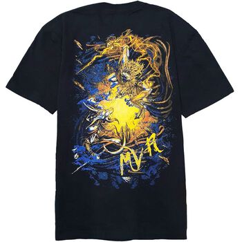 Cao Cấp Áo Thun In Hình Cuộc Chiến Thần Thoại Anubis vs Zeus Vải Cotton Xuất Mỹ Logo Dạ Quang Phát Sáng Local Brand MVR