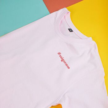 Áo thun tay ngắn unisex Chodole cho cả nam và nữ, chất liệu vải cotton in hình #saigonese