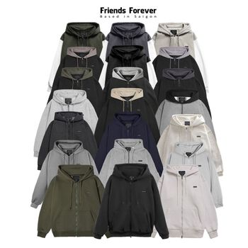 Áo Khoác OVERSIZE FRIENDSFOREVER ZIP HOODIE